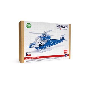 Merkur - stavebnice Merkur 054 - policejní vrtulník, 142 dílů