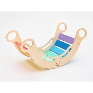 ELIS DESIGN Montessori duhová houpačka 5in1 fresh