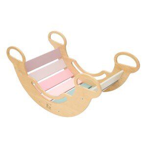 ELIS DESIGN Montessori houpačka 6in1 smile pastel