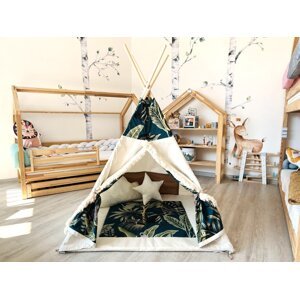 ELIS DESIGN Set teepee stan Opičky varianta: standard
