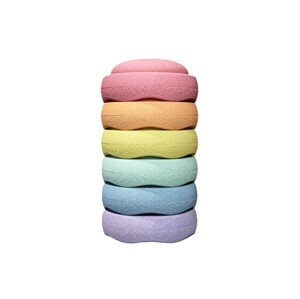 Balanční kameny Stapelstein Mini Rainbow Set pastel