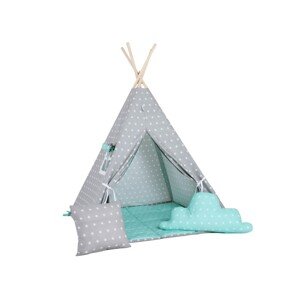 Dětský stan Set teepee stan mátový Standard varianta: standard