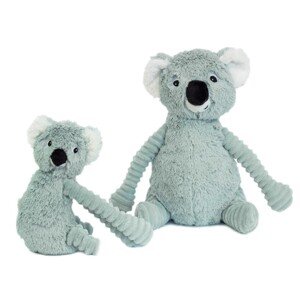Les Déglingos Plyšový koala - máma s miminkem barva: mintová