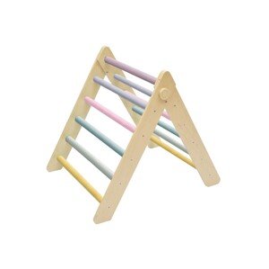 ELIS DESIGN Montessori Piklerové trojúhelník 66 cm pastelový