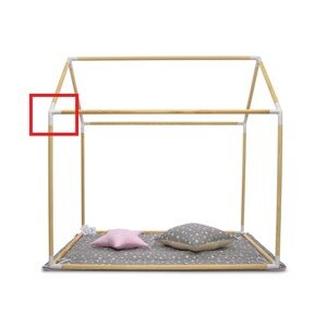 ELIS DESIGN Spojovací koleno k Hracímu domečku (náhradní) varianta: úhel 135 stupňů