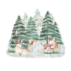YOKODESIGN Samolepka na zeď Jeleni Velikost: maxi - XL