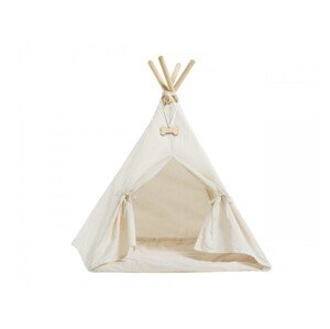 ELIS DESIGN Domeček pro zvířata - teepee stan krémový