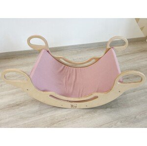 ELIS DESIGN Potah na Montessori houpačku 100 cm max s elastanem barva: starorůžová