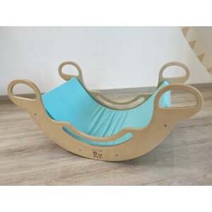 ELIS DESIGN Potah na Montessori houpačku 100 cm max s elastanem barva: tyrkysová