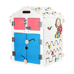 Activity board BusyKids domeček bílý - BAZAR