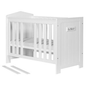 Pinio Dětská postýlka Marsylia varianta: bez doplňků, rozměr: 120 x 60 cm, materiál: laminát