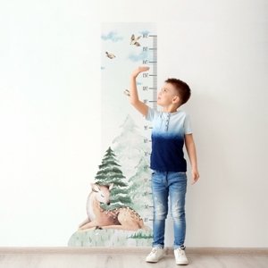 Yokodesign Nálepka na zeď - metr Srnečka