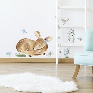 Yokodesign Nálepka na zeď - Koloušek IV barva: Modrá
