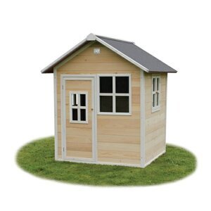 EXIT Toys Dětský dřevěný zahradní domeček - malý (natura)