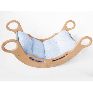 ELIS DESIGN Potah na Montessori houpačku 5in1 - minky barva: Modrá
