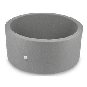 ELIS DESIGN Dětský suchý bazének kulatý 90x40 bez míčků - šedý
