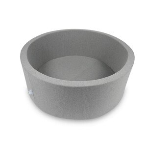 ELIS DESIGN Dětský suchý bazének kulatý 110x40 bez míčků - šedý