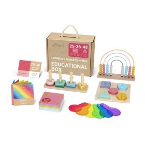 eliNeli Sada naučných hraček pro děti od 2 let (25–⁠36 měsíců) - edukativní box