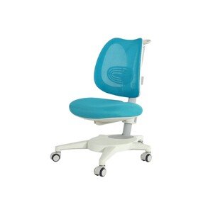 eliNeli Dětská ergonomická židle k psacímu stolu - modrá + potah ZDARMA