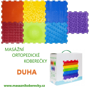 ORTODON Masážní podložky Duha / RAINBOW