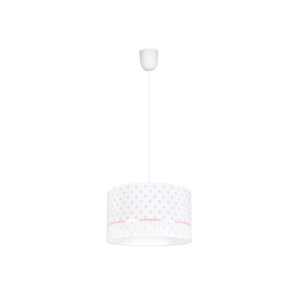 ELIS DESIGN Dětský lustr - Růžové puntíky