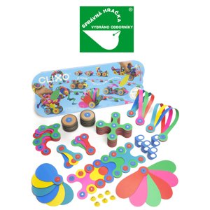 CLIXO Wheel Creator - magnetická stavebnice 72 kusů